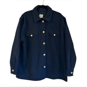 NWOT | Joie | Navy Shacket / Shirt Jacket | Size XL